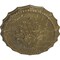 Ekena Millwork Oxford Ceiling Medallion, Hand-Painted Mississippi Mud Crackle, 16 7/8"W x 11 3/4"H x 1 1/2"P CM16OXMMC - alternate 4